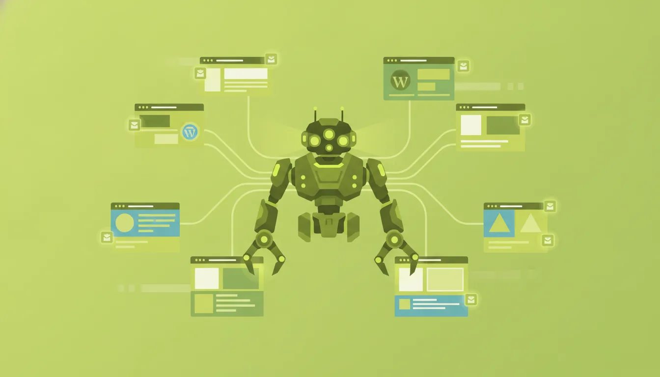 Bot automatizado escaneando múltiples sitios WordPress vulnerables